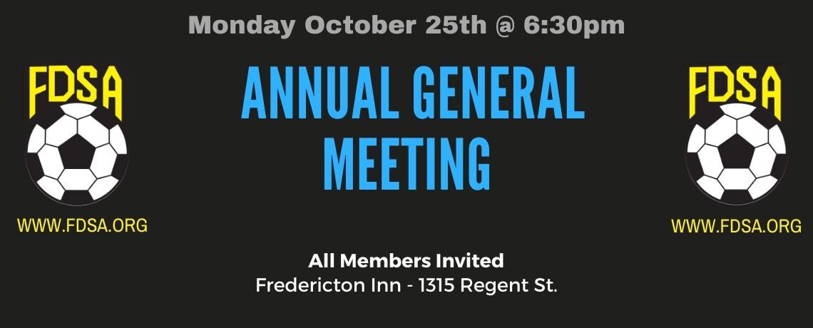 Annual General Meeting set for Monday October 25th